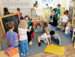 Pre-school Room at Juniors Day Nursery.