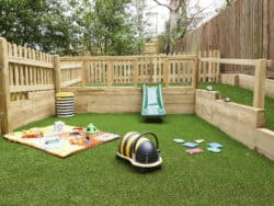 Play area at Juniors Day Nursery