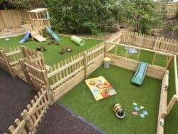 Play area at Juniors Day Nursery