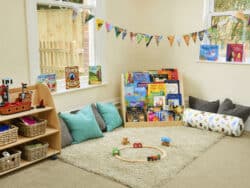 Pre-school corner at Juniors Day Nursery